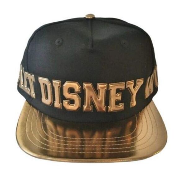 BRAND NEW DISNEY PARKS WALT DISNEY WORLD BELLE OF THE BALL BRONZE GOLD LOGO CAP - Picture 15 of 15